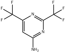 2,6-BIS(TRIFLUOROMETHYL)PYRIMIDIN-4-AMINE Structure