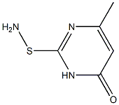 2-Pyrimidinesulfenamide, 1,4-dihydro-6-methyl-4-oxo- (9CI) Structure