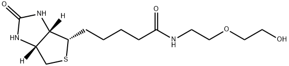 1H-Thieno[3,4-d]iMidazole-4-pentanaMide, hexahydro-N-[2-(2-hydroxyethoxy)ethyl]-2-oxo-, (3aS,4S,6aR)-,717119-80-7,结构式