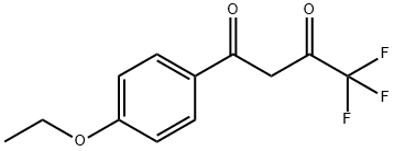 1-(4-ETHOXYPHENYL)-4,4,4-TRIFLUOROBUTANE-1,3-DIONE Struktur