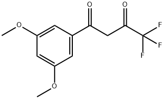 1-(3,5-二甲氧基苯基)-4,4,4-三氟丁烷-1,3-二酮, 71712-91-9, 结构式