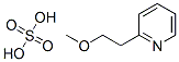 2-(2-methoxyethyl)pyridine sulphate Structure