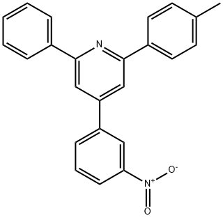 4-(3-nitrophenyl)-6-phenyl-2-(p-tolyl)pyridine,71720-46-2,结构式