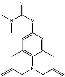 4-(diallylamino)-3,5-dimethylphenyl dimethylcarbamate,71735-25-6,结构式