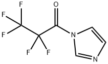1-(ペンタフルオロプロピオニル)-1H-イミダゾール 化学構造式