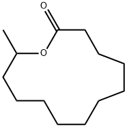 13-метил-1-оксациклотридекан-2-он структура