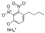 ammonium butyldinitrophenolate 化学構造式