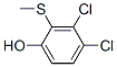 dichloro(methylthio)phenol 化学構造式