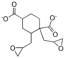 bis(2,3-epoxypropyl)cyclohexane-1,4-dicarboxylate Struktur