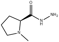 L-Proline, 1-methyl-, hydrazide (9CI) Struktur