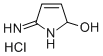 2H-Pyrrol-2-ol, 5-amino-, monohydrochloride 化学構造式