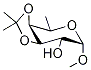 Methyl 6-Deoxy-3,4-O-isopropylidene-α-D-galactopyranoside, 71772-35-5, 结构式