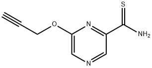 Pyrazinecarbothioamide, 6-(2-propynyloxy)- (9CI) 化学構造式