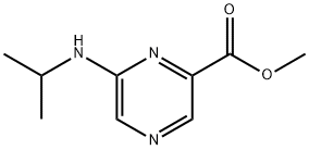 Pyrazinecarboxylic acid, 6-[(1-methylethyl)amino]-, methyl ester (9CI),717851-89-3,结构式