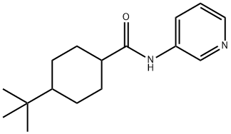 Cyclohexanecarboxamide, 4-(1,1-dimethylethyl)-N-3-pyridinyl- (9CI) Struktur