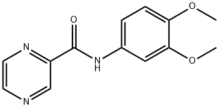 Pyrazinecarboxamide, N-(3,4-dimethoxyphenyl)- (9CI),717868-49-0,结构式