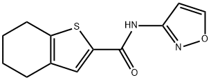 Benzo[b]thiophene-2-carboxamide, 4,5,6,7-tetrahydro-N-3-isoxazolyl- (9CI) Struktur