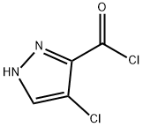 1H-피라졸-3-카르보닐클로라이드,4-클로로-(9CI)