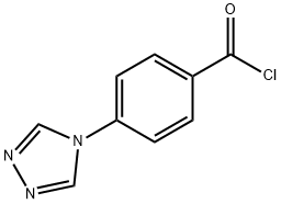Benzoyl chloride, 4-(4H-1,2,4-triazol-4-yl)- (9CI),717871-76-6,结构式