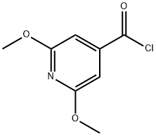 4-Pyridinecarbonyl chloride, 2,6-dimethoxy- (9CI) 化学構造式