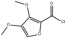 2-Furancarbonyl chloride, 3,4-dimethoxy- (9CI) Structure