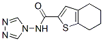 Benzo[b]thiophene-2-carboxamide, 4,5,6,7-tetrahydro-N-4H-1,2,4-triazol-4-yl- 化学構造式