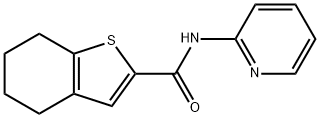 Benzo[b]thiophene-2-carboxamide, 4,5,6,7-tetrahydro-N-2-pyridinyl- (9CI) Structure