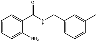 2-AMINO N-( 3-METHYL BENZYL)BENZAMIDE Structure