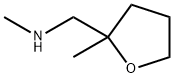 2,N-ジメチルテトラヒドロ-2-フランメタンアミン 化学構造式