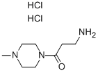 3-氨基-1-(4-甲基哌嗪-1-基)丙烷-1-酮二盐酸盐, 717904-35-3, 结构式