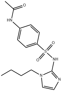 아세트아미드,N-(4-(((1-부틸-1H-이미다졸-2-일)아미노)술포닐)페닐)-