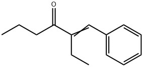 1-Phenyl-2-ethyl-1-hexene-3-one Structure