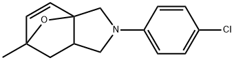 2-(4-Chlorophenyl)-1,2,3,6,7,7a-hexahydro-6-methyl-3a,6-epoxy-3aH-isoindole,71840-24-9,结构式