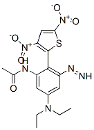 N-[5-diethylamino-2-(3,5-dinitrothiophen-2-yl)diazenyl-phenyl]acetamide 结构式