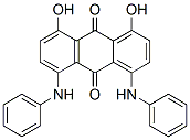 1,8-dihydroxy-4,5-bis(phenylamino)anthraquinone Structure