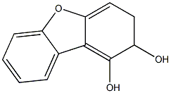 2,3-Dibenzofurandiol, 2,3-dihydro-, trans- (9CI) Structure