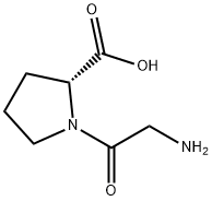 D-Proline, 1-glycyl- (9CI) Struktur