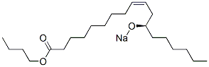 sodium butyl (R)-12-oxidooleate 结构式