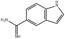 1H-INDOLE-5-CARBOXAMIDINE Struktur