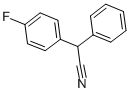 2-(4-fluorophenyl)-2-phenyl-acetonitrile Struktur