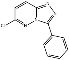 6-氯-3-苯基-[1,2,4]三唑并[4,3-B]哒嗪 结构式