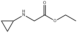 2-(シクロプロピルアミノ)酢酸エチル 化学構造式