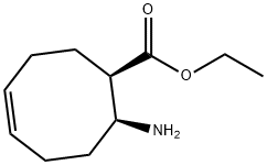 4-Cyclooctene-1-carboxylicacid,8-amino-,ethylester,(1R,8S)-(9CI) Struktur