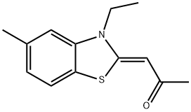 2-Propanone,1-(3-ethyl-5-methyl-2(3H)-benzothiazolylidene)-,(1Z)-(9CI)|