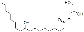 10-hydroxyoctadecanoic acid, monoester with glycerol 结构式