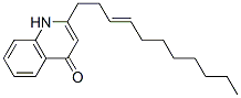 2-(3-Undecenyl)-4(1H)-quinolinone 结构式