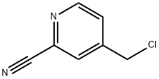 4-(CHLOROMETHYL)PYRIDINE-2-CARBONITRILE 化学構造式