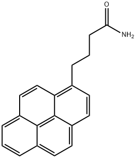 4-(1-ピレニル)ブチルアミド 化学構造式
