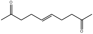 E-Dec-5-ene-2,9-dione 化学構造式