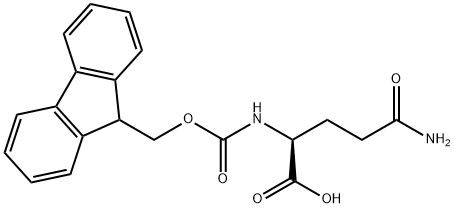 Fmoc-L-谷氨酰胺,71989-20-3,结构式
